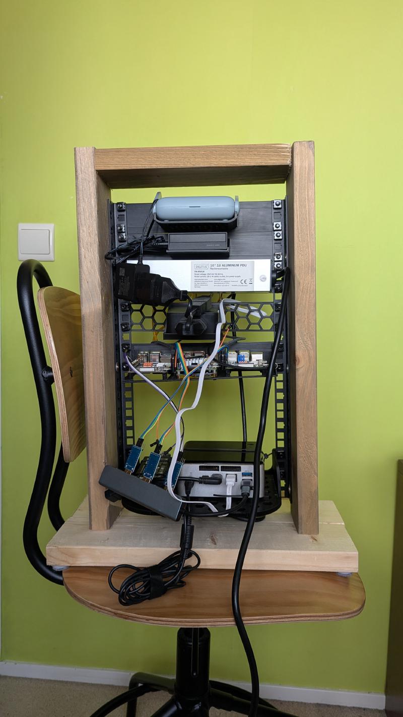 10 inch server rack front