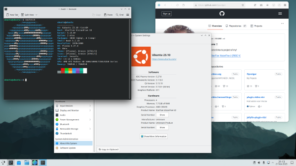 StarFive VisionFive 2 - Ubuntu 23.10 external GPU ATI Radeon R9 290